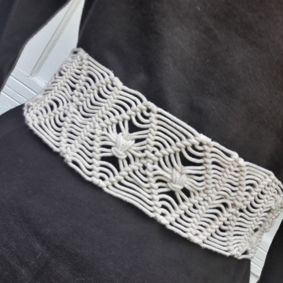Macrame Belt Woven Boho Hippie Clothes Fringe Sash - Picture 5 of 16